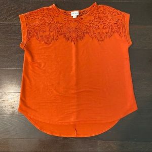 Women's 1X Burnt Orange Shirt